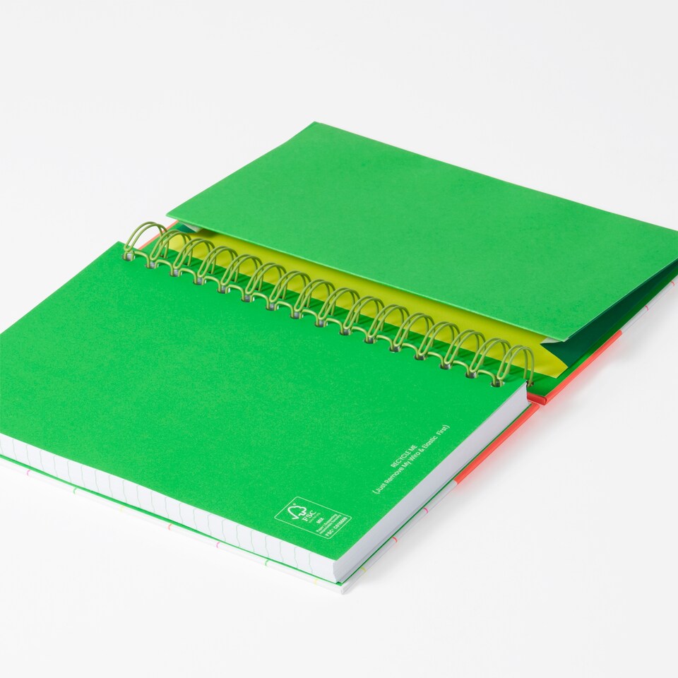 image 1 of Paperchase Neon A5 Notebook