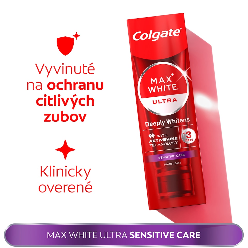 obrázok 1 z Zubná pasta Colgate Max White Ultra Sensitive Care 50ml