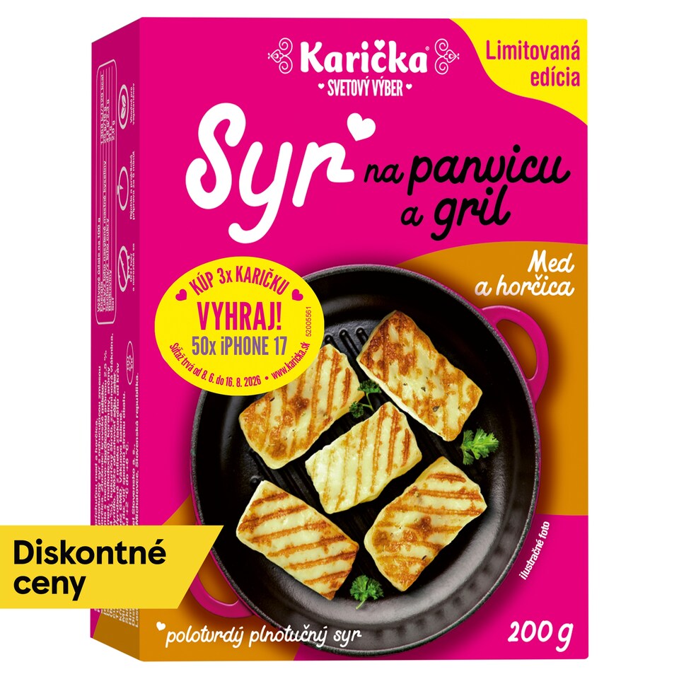 Karička Frying Pan and Grill Cheese Honey and Mustard 200 g