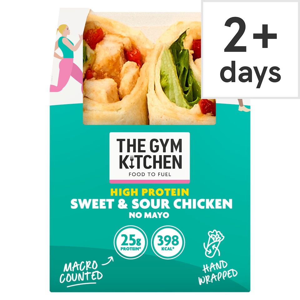 image 1 of The Gym Kitchen High Protein Sweet & Sour Wrap