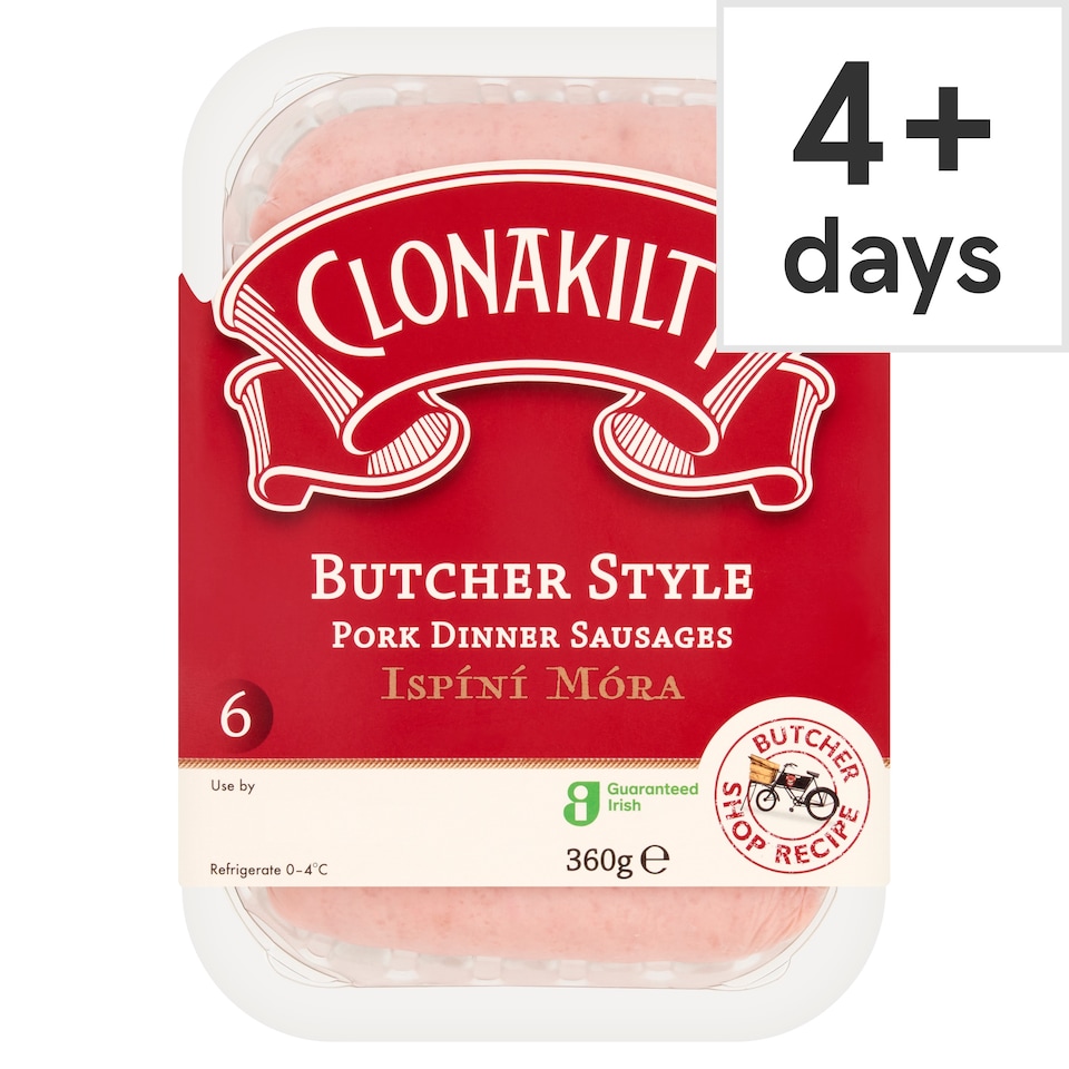 Clonakilty Butchers Style Pork Dinner Sausages 360g