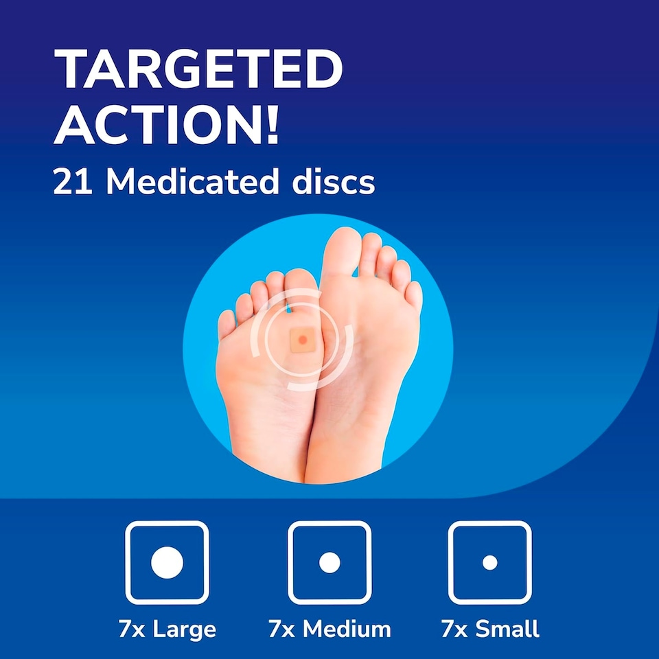 image 1 of Dr Scholl's Wart & Verruca Removal Plaster 21 pack