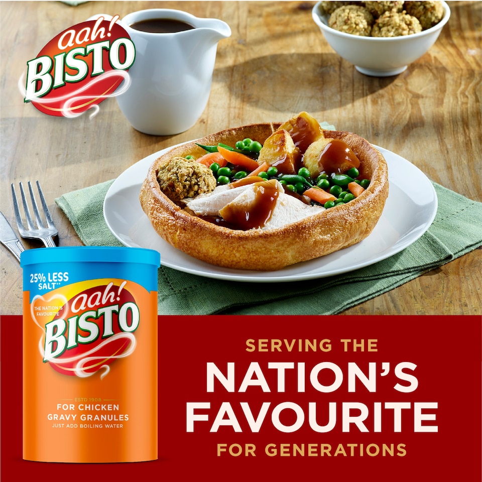 image 1 of Bisto Reduced Salt Chicken Gravy Granules 190G