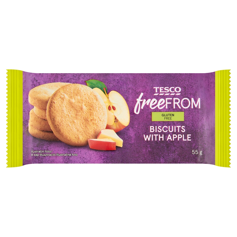 Tesco Free From Gluten-Free Biscuits with Apple 55 g
