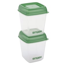 Smash Active Green Food Prep Pots 2 Pack