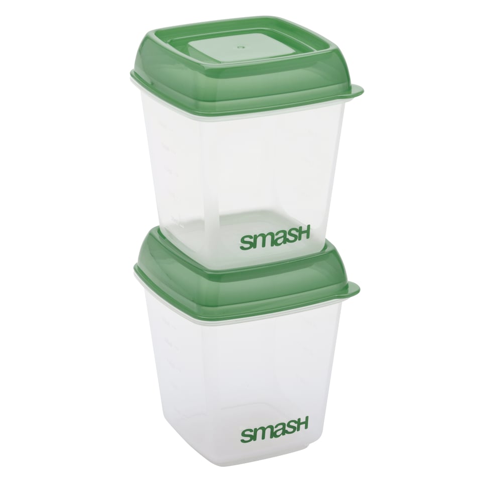 image 1 of Smash Active Green Food Prep Pots 2 Pack