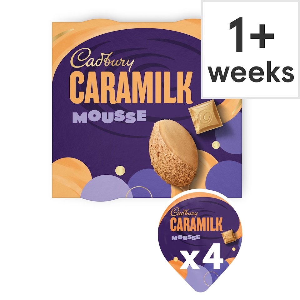 Cadbury Caramilk Mousse 4x45g