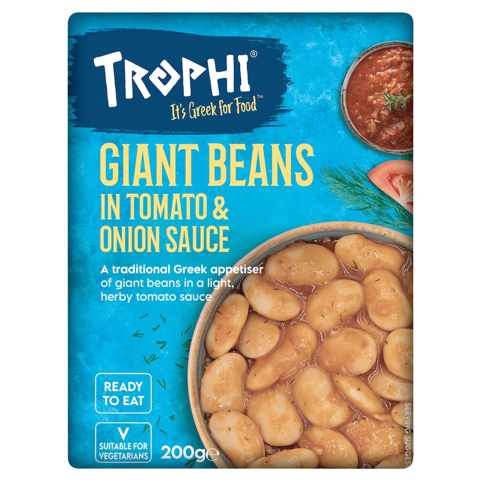 Trophi Giant Beans In Tomato & Onion Sauce 200g