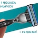 obrázok 3 z Gillette Mach3 Holiaci Strojček pre Mužov, 1 Gillette Holiaci Strojček,  2 Náhradné Holiace Hlavice