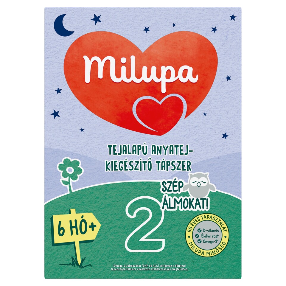image 1 of Milupa Szép álmokat! 2 Milk-Based Breast Milk Supplementary Food 6+ Months 500 g