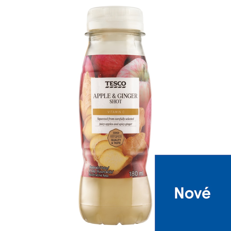 Tesco Jablečná šťáva se zázvorem 180ml