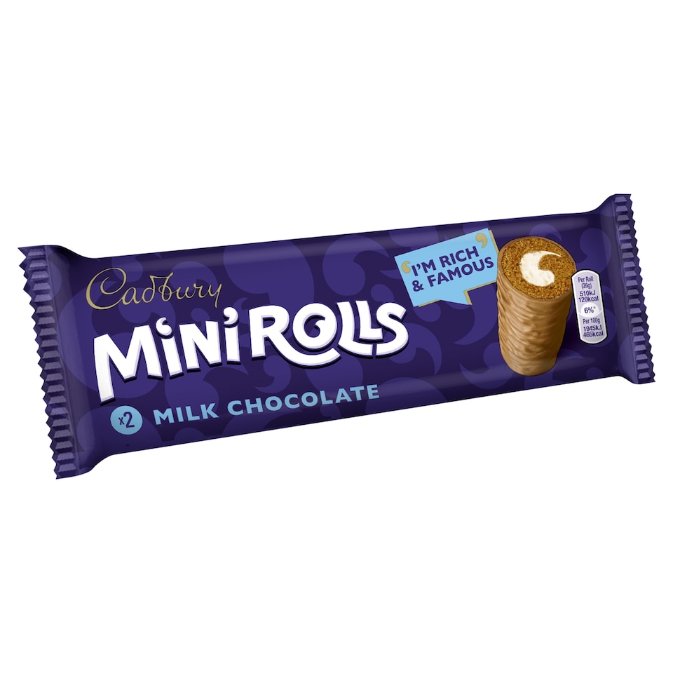 image 1 of Cadbury Mini Rolls - Twin Pack