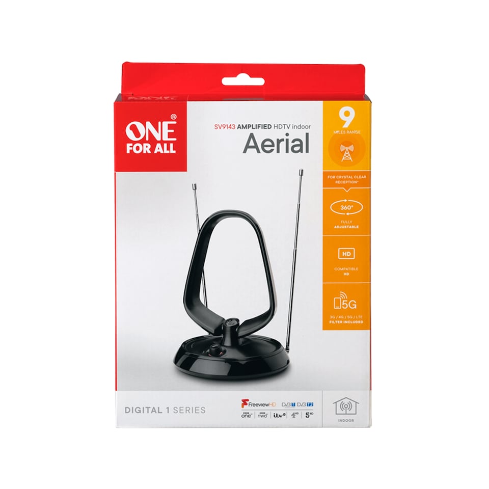 image 1 of One For All Sv9143 5G Amplified Aerial