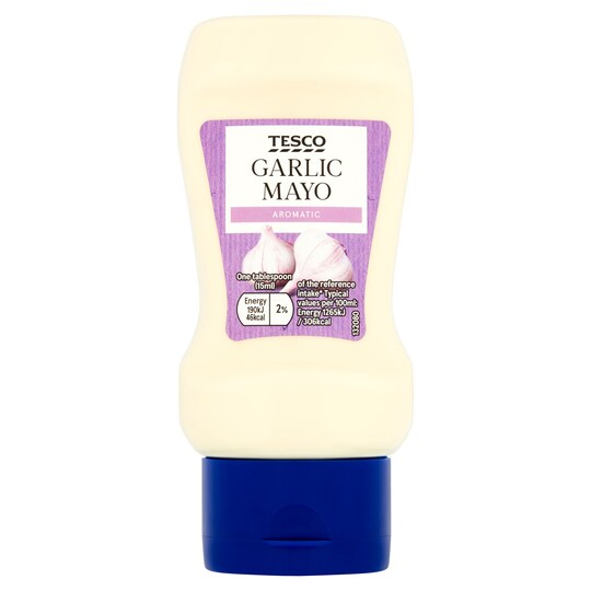 Tesco Garlic Mayonnaise 250Ml Tesco Groceries
