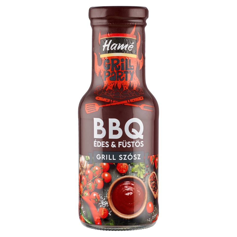 Hamé Grill Party BBQ édes & füstös grill szósz 230 ml  1. kép