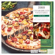 Tesco Stone Baked Chargrilled Vegetable Pizza 352G