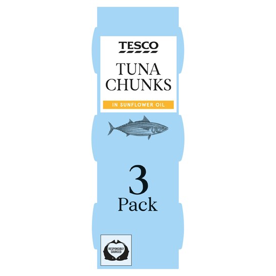 Tesco Tuna Chunks In Oil 3 X 80G Tesco Groceries