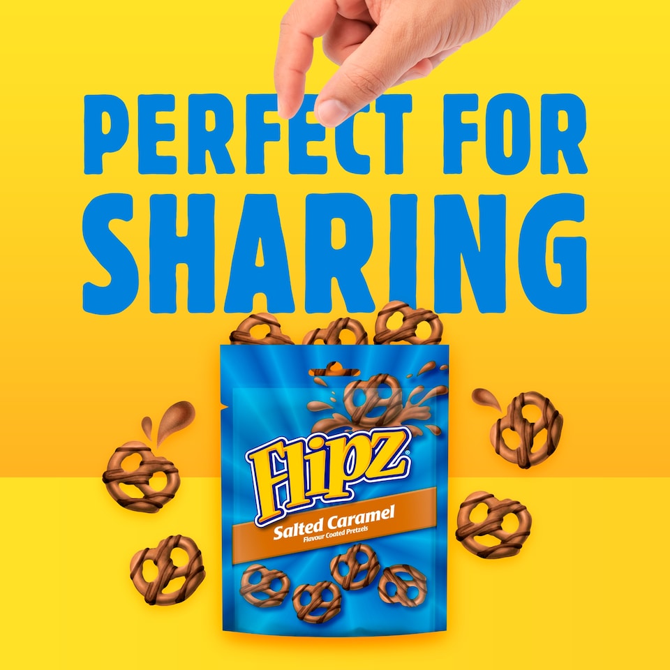image 1 of Flipz Salted Caramel Chocolate Pretzels 90G