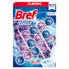 Bref Power Active Lavender tuhý WC blok 3 x 50 g
