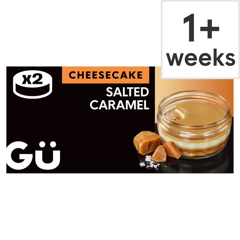 image 1 of Gu Salted Caramel Cheesecake Dessert (2x82g)