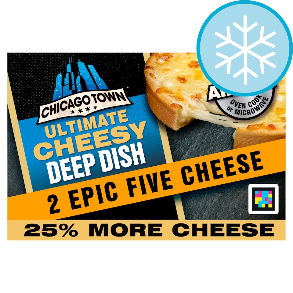 image 1 of Chicago Town Ultimate Cheesy Deep Dish Epic Five Cheese Pizza 2 x 164g