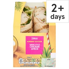 Tesco Summer Edition Greek Style Chicken Gyros Wrap