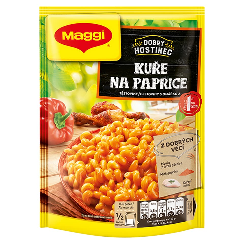 MAGGI Dobrý Hostinec Chicken with Paprika, Pasta with Sauce Bag 153 g