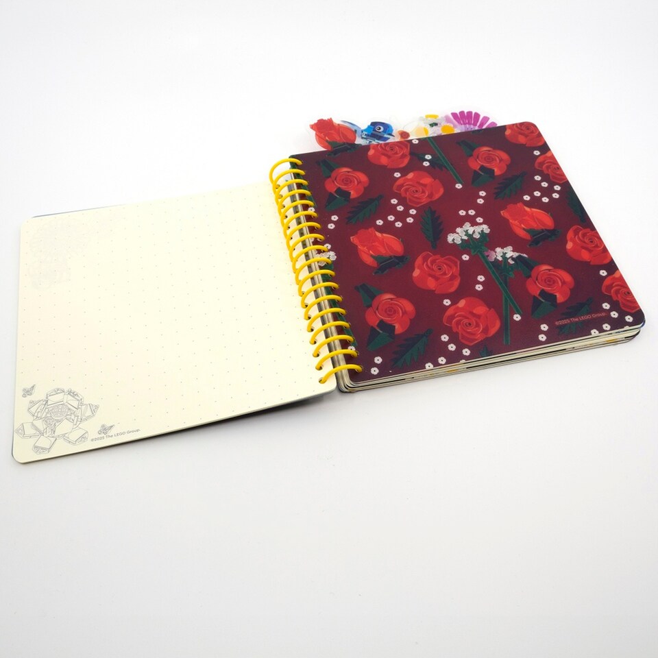 image 1 of LEGO Icon Botanicals Tab Notebook 158 × 158 mm, 192 dotted pages