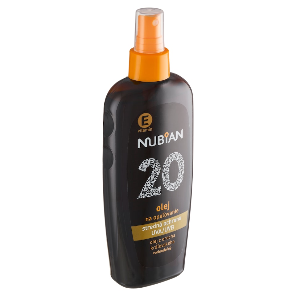 image 1 of Nubian Vodeodolný olej na opaľovanie SPF 20 200 ml