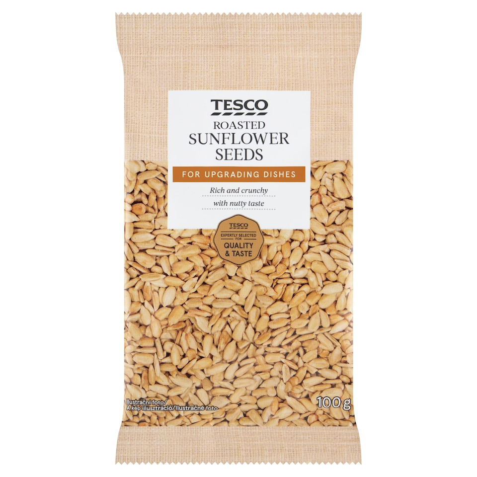 Tesco pörkölt, hántolt napraforgómag 100 g