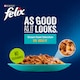 image 2 of FELIX As Good As it Looks Ocean Feasts in Jelly Wet Cat Food 40x85g
