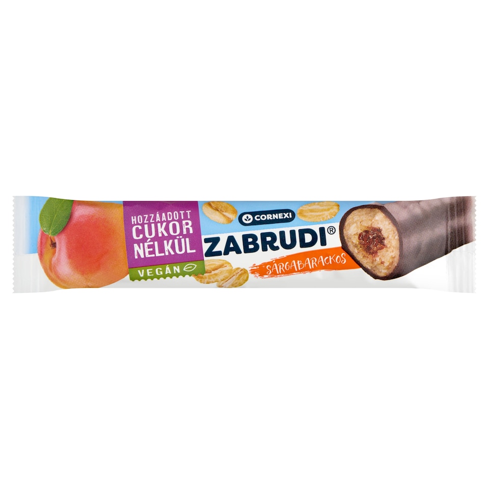 Cornexi sárgabarackos zabrudi, édesítőszerrel, hozzáadott cukor nélkül 30 g