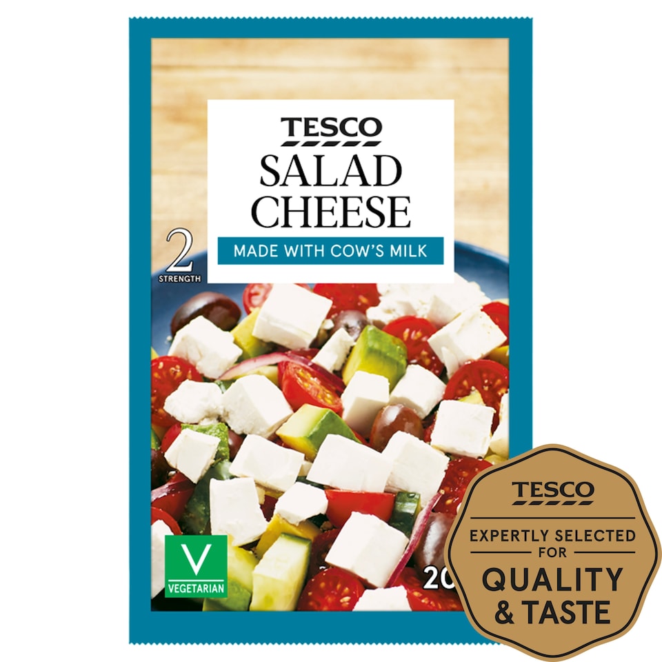 Tesco Salad Cheese 200G .