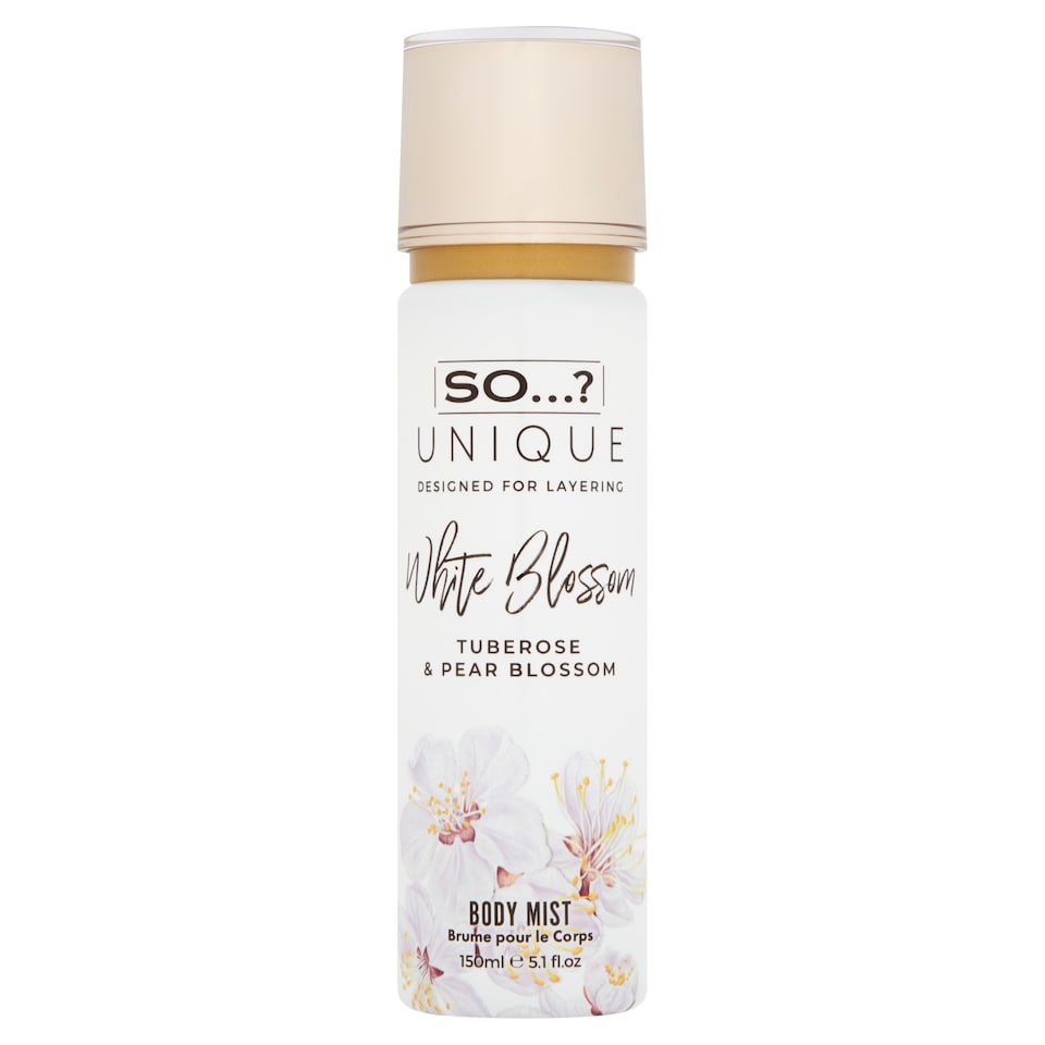 So...? Unique White Blossom Body Mist 150Ml