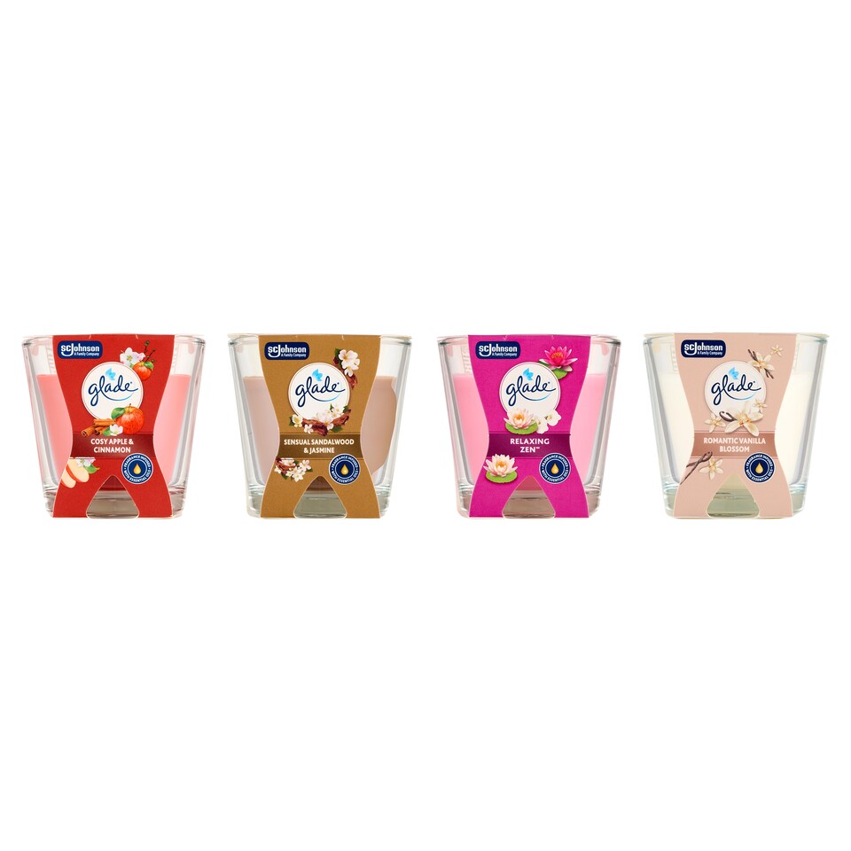 Obrázek 1 pro produkt Glade Parfémovaná svíčka 4 x 70g (280g)