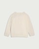 image 2 of F&F Baby Pure Cotton Bow Embroidered Cardigan in Cream