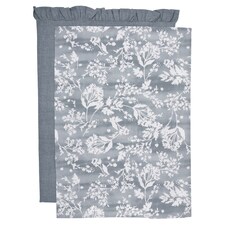 Tesco Floral Tea Towel 2 Pack