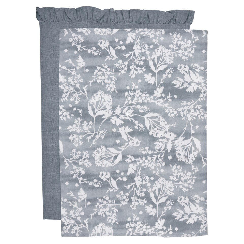 Tesco Floral Tea Towel 2 Pack
