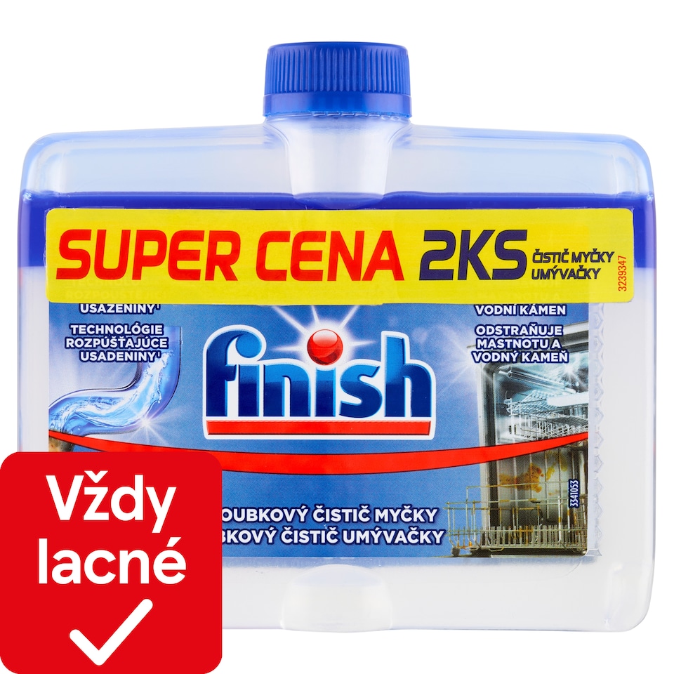 obrázok 1 z Finish Fresh hĺbkový čistič umývačky riadu 2 x 250 ml