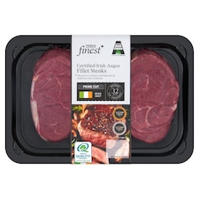 Tesco Finest Irish Angus Fillet Steaks 400G