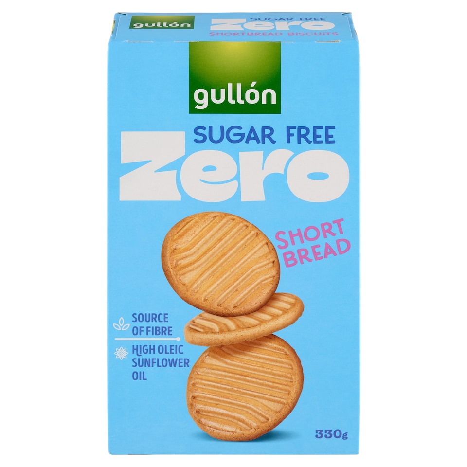 image 1 of Gullón Zero Sugar Free Shortbread Biscuits 2 x 165 g (330 g)