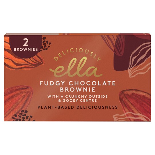 Deliciously Ella Fudgy Chocolate Brownie 170g Tesco Groceries