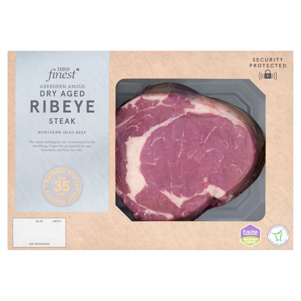 Tesco Finest Aberdeen Angus Dry Aged Ribeye Steak 350g