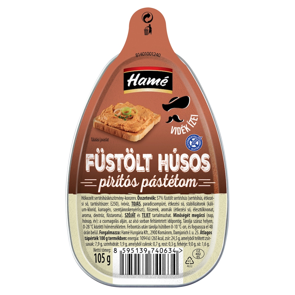 Hamé Toast Pate with Smoked Meat 105 g