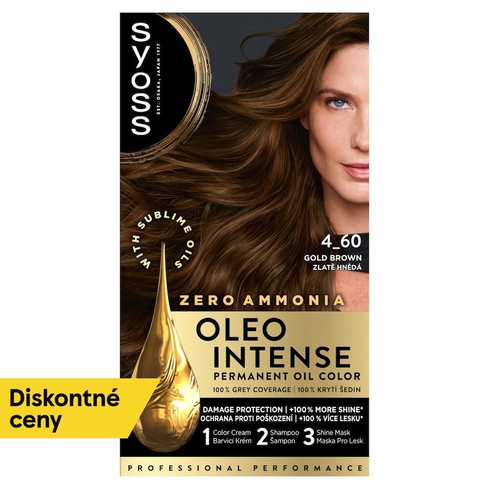 Syoss Oleo Intense 4-60 Zlatohnedý 50 ml