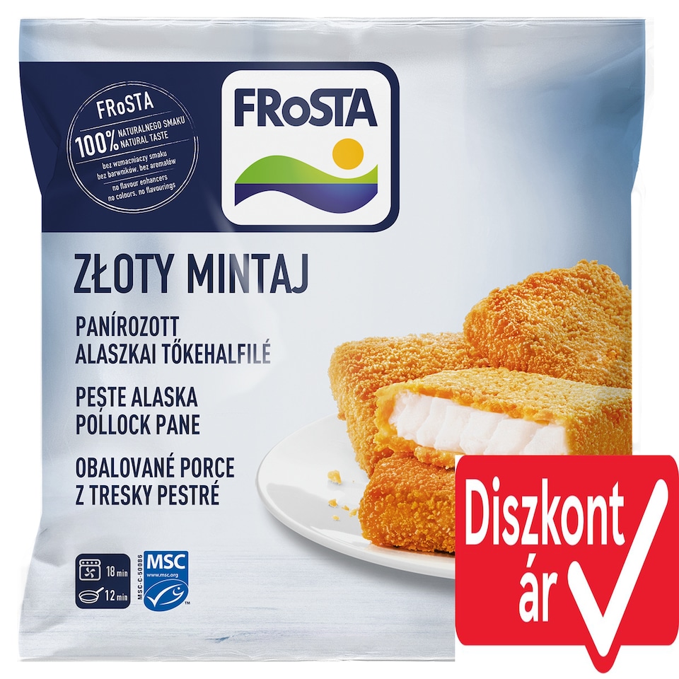 FRoSTA Quick-Frozen Breaded Alaska Cod Fillet 700 g