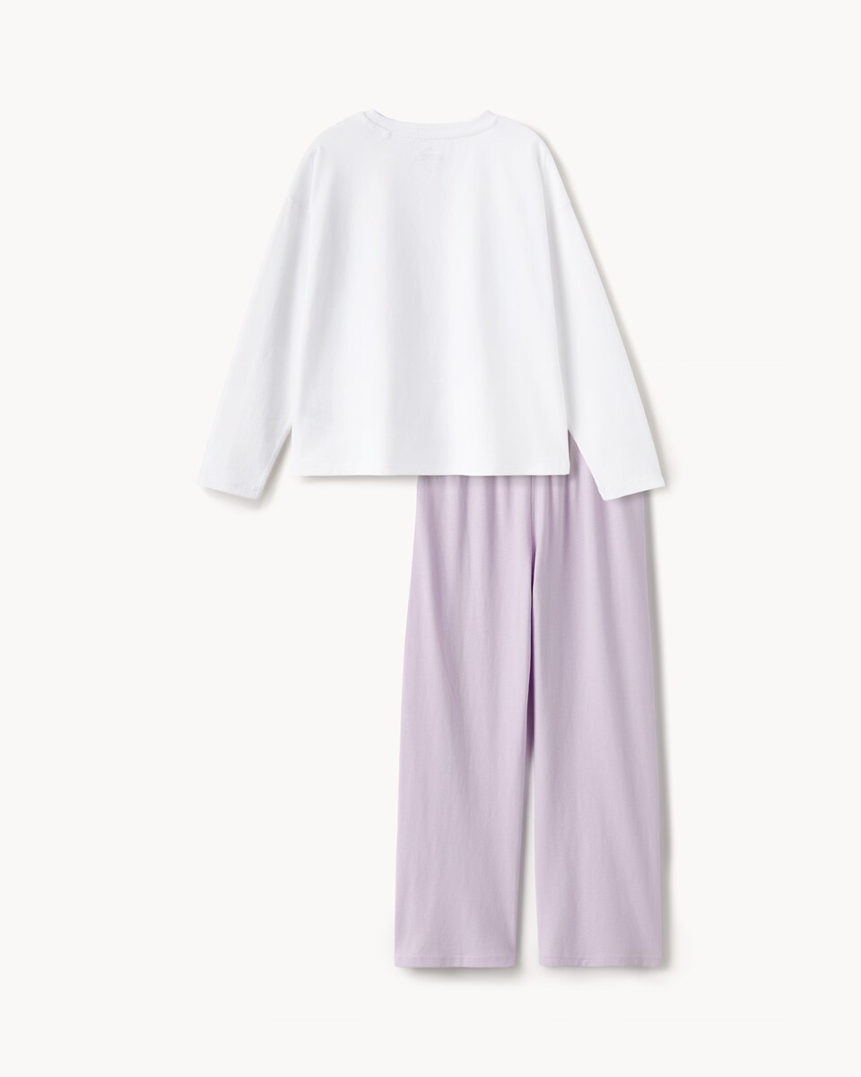 image 1 of K-Pop Demon Hunters Pure Cotton Pyjama Set in Multi