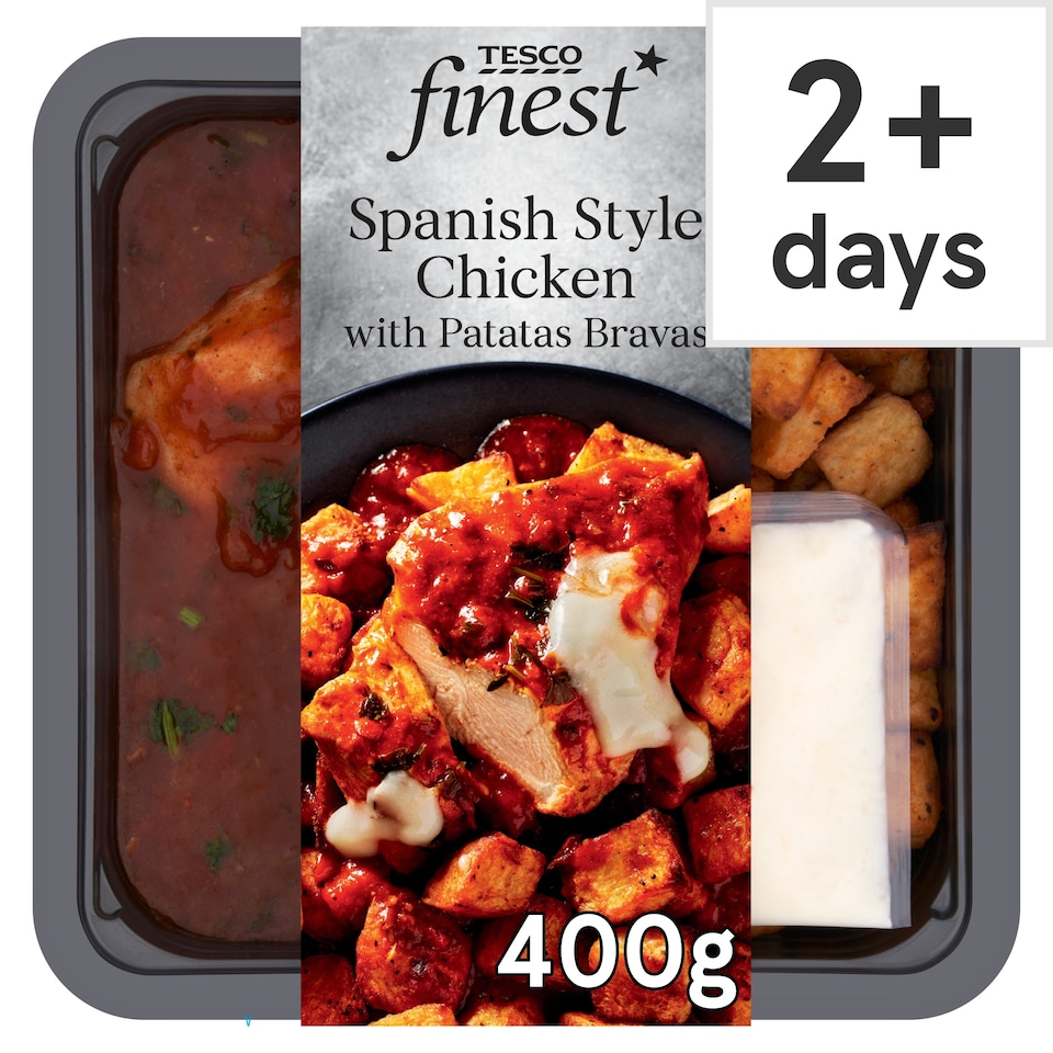 Tesco Finest Spanish Style Chicken with Patatas Bravas 400g