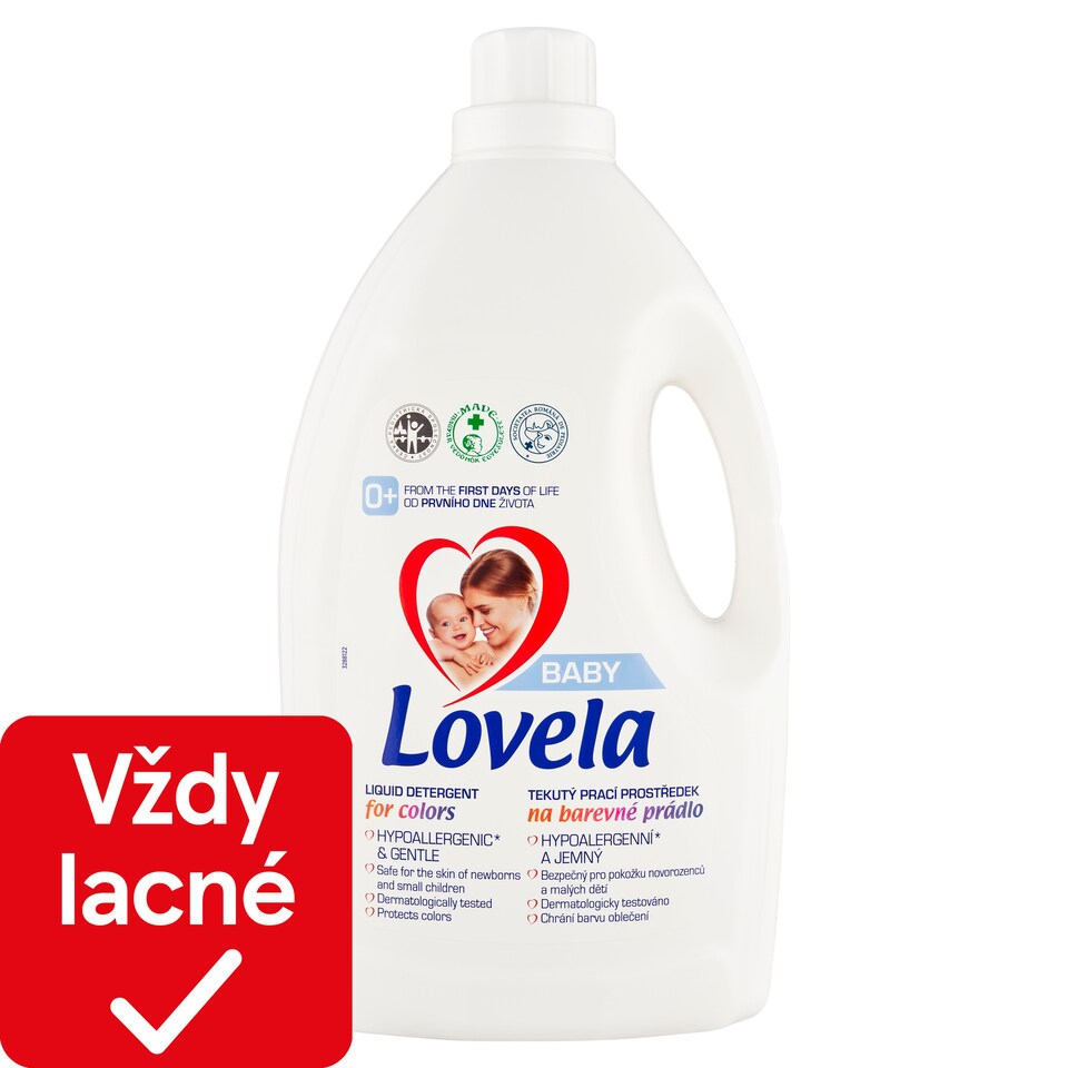 obrázok 1 z Lovela Baby Tekutý prací prípravok na farebnú bielizeň 32 praní 2,9 l
