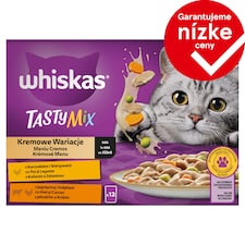 Whiskas Tasty Mix krémové menu v šťave 12 x 85 g (1,02 kg)
